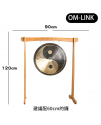 90CM 寬 OM-LINK 木質銅鑼支架 鑼架 木鑼架